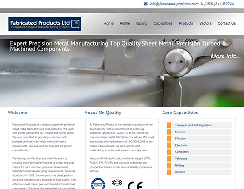 Fabricated Products Website